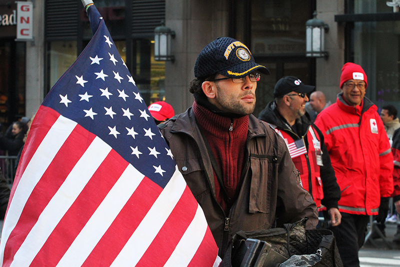 Veterans' Day : Parade : New York City : USA : Richard Moore : Journalist : Photographer :